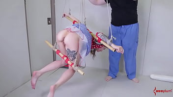 Preview 2 of Son Cream Pies Mom Pussy - Bound and analized by her master