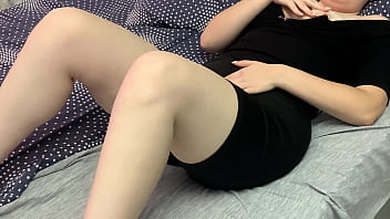 Preview 1 of Wiska Gangbang Dpp Dp - Stepbrother plays with my pussy