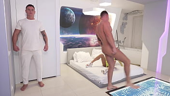 Preview 1 of Narghis Sex Xxx - Milf of the future tests clones for quality sex