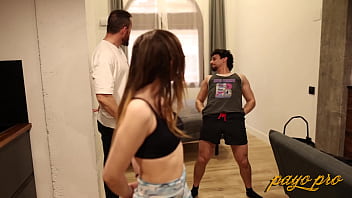 Preview 1 of Baru Sambut Tahun Baru - Emejota ends up getting fucked hard while exercising Hume love Payo pro