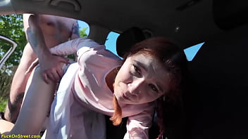 Preview 3 of Pussy Massags - first public anal sex with a crazy taxi driver