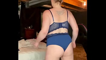 Preview 3 of Maid Femdom - I loooove this sapphire lingerie set. Milf win.