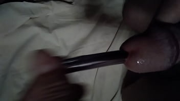Preview 2 of Frau Titten - Urethral fucking piss hole