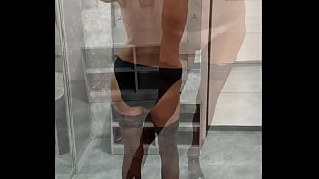 Preview 3 of Japan Sexy Young Boy - Granny show sexy string thong fetish.