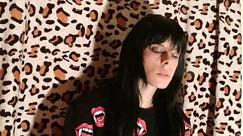 Preview 1 of Hd Hot Xxvide - Beth Kinky - Sexy goth domina smoking 2 pt1 HD