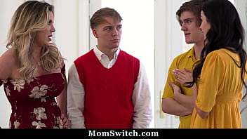 Preview 1 of Xxx De Ana Barbara - Stepmo Confronts Her Neighbor Milf for Fooling Around with Her Stepson - Momswitch