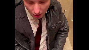 Preview 3 of China Inches - #kinkySirius #menAtplay #suit #officesuit #office #leather #meninleather #leathe...