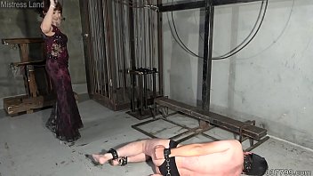 Preview 3 of Sunny Leian And Old Man - Japanese Dominatrix Mikako Hard Whipping and Slapping