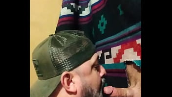 Preview 1 of First Time In Ass Crying Real - Married hung regular,  edges his cock at Gloryhole
