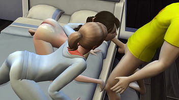 Preview 2 of Sex Leety - HIDDEN BLOWJOB ENDS IN THREESOME
