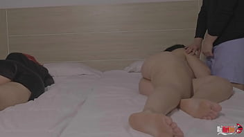 Preview 1 of Beautiful Shemale Movies - He put his Dick in his Stepdaughter&#039_s mouth,  fucked her pussy and cum inside her while his wife was next to her
