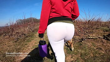 Preview 1 of Black Ebony Bbw Threesome - Wife in white yoga pants
