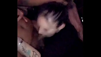 Preview 2 of Drip Ass Cum - White bitch sucking me up