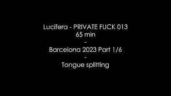 Preview 4 of Bad Max - Lucifera Cris Angelo - Tongue splitting - Private Fuck 009 - Paris - Barcelona Part 1/6