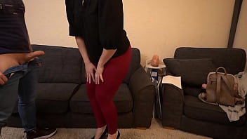 Preview 2 of Brzeele Sex - HOT Big Ass PAWG Goes for Job Interview and Gets More than She Bargained for