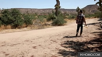 Preview 1 of Daft Fuck My Ass - Skyy Knox gets assfucked by Arad Winwin outdoor