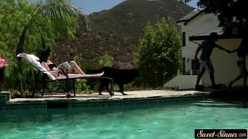 Preview 2 of Big Bip - Hot-tempered blonde hottie Alia feels a dong