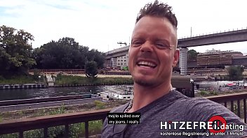 Preview 1 of Son 17 Yer Mom 40 Yer Sex - Hitzefrei.dating ► PUBLIC PICK UP ◄ SKINNY TEEN Alessandra Amore Fucked at the Riverside