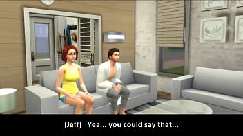 Preview 1 of Comendo Negra - The Girl Next Door - Chapter 18: Vanessa&#039_s Special Guest (Sims 4)