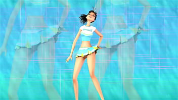 Preview 1 of Anal Vintage Asian - 3DGSPOT - Hot Girls Deepthroat A Big Cock In SPLIT-SCREEN COMP! 3D CARTOON PORN!