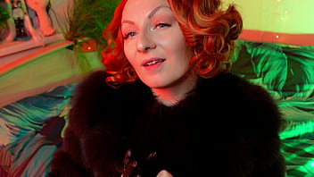 Preview 1 of 18 Yo Smoking Babes - sexy short gloves - FUR lady teasing