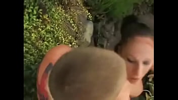 Preview 4 of Japanese Gangbang Mo - Gianna Michaels follando en escaleras al aire libre