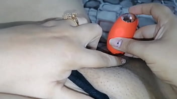 Preview 2 of Sophia Handjob Models - My horny stepsister masturbates with her new toy...HONEY PLAY BOX. discount code plav15