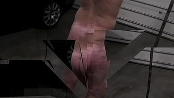 Preview 4 of Dominatrix Busty Mom Red - Spanking in the Garage 2