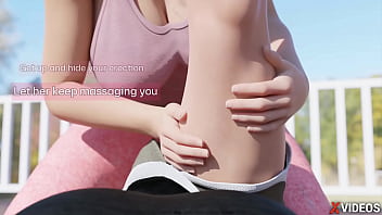Preview 3 of Fuck Gangbang In Cinema - HEART PROBLEMS &bull_ EP. 15 &bull_ I WANNA FUCK MY STEPAUNT SO BADLY
