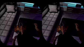 Preview 3 of Sheryl Ann And Eryc Pt 5 - 3D SBS Captain Hardcore VR &quot_Gameplay&quot_ (low res,  sorry)