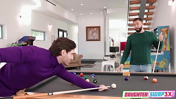 Preview 1 of Badeanzug Wechseln - This is the best way for your stepdaughters to learn about sex,  let them suck your big cock and swap with your friend to fuck their tight wet pussies.