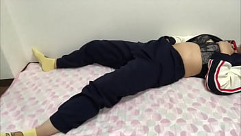 Preview 2 of Sexy Colombian On Cam - 勉強する前におなにーする女子大◯生#黒髪ショートボブ#149cm低身長#微乳