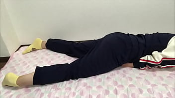 Preview 1 of Sexy Colombian On Cam - 勉強する前におなにーする女子大◯生#黒髪ショートボブ#149cm低身長#微乳