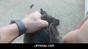 Preview 3 of Paki Tution Porn - Lifter4K -Perv Cop Fucking Two Slut Rebel Teens Thiefs in Public