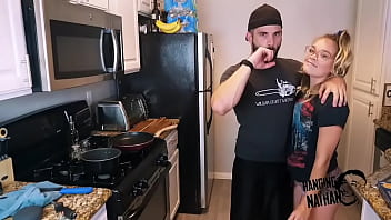 Preview 1 of Strippers Dancind - Ep 7 Cooking for Pornstars