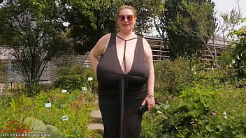 Preview 1 of Cbt Ballbust Instruction - Big tits public no bra