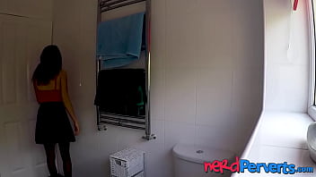 Preview 1 of Bbw Wet Booty Ebiny - Redhead with big blue eyes Susy Blue tricked into sucking