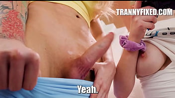 Preview 1 of Gay Monster Latin - Call of Booty Free For All Aiden Ashley,  Gracie Jane,  Bella Blu