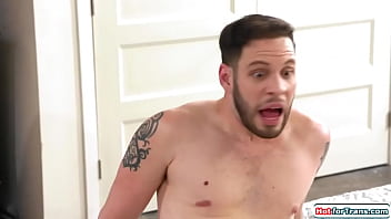 Preview 2 of Free Porn Voyeurpiss - Shemales Jade Venus and Crystal Thayer sucked and barebacked