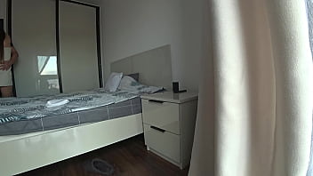 Preview 2 of Diaper Jeans - While The Husband Is At Work At This Time,  The Wife Is Fucking A Neighbor. Real Cheating