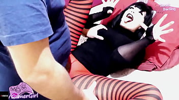 Preview 3 of Weak Male - Hot Goth Stepsister Enjoy a Hard Fuck - SweetDarling