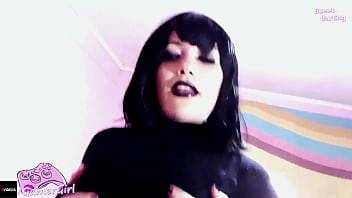 Preview 4 of Weak Male - Hot Goth Stepsister Enjoy a Hard Fuck - SweetDarling