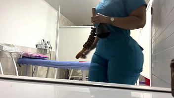 Preview 1 of Nina Hards - Hermoso culo de enfermera grabado (CULONA BBW)