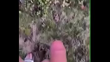 Preview 4 of Blonde Take Protein - cumming outside
