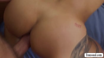 Preview 4 of Wife Fashing - Slut TS gives her neighbor the time of his life