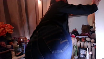 Preview 4 of Teen Forced Porno - Ass in jeans