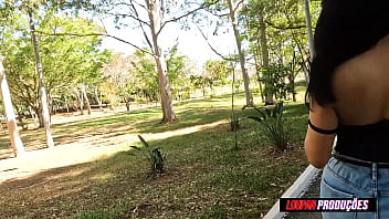 Preview 1 of Ryde Cum - Morena peituda dando a buceta no parque | Ana bele | Loupan produ&ccedil_&otilde_es