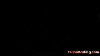 Preview 1 of 3d Boygirl Fuck Hard - Busty trans beauty fingers booty while wanking cock off