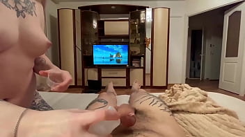 Preview 2 of Tkw Arap Porn - Stepsister took my dick and jumped on it