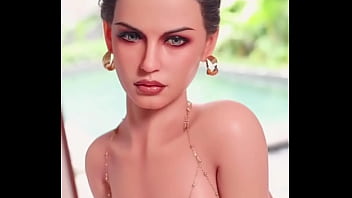 Preview 1 of Sarah Hot Manila Porn Blood - Olivia Platinum silicone D cup sex doll